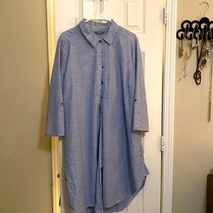 Mitch sleeve button-down dress
